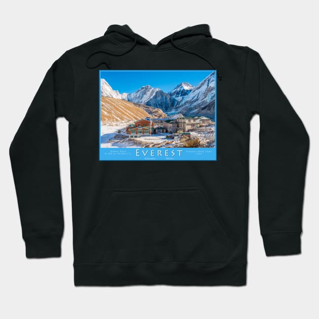 Gorak Shep on the Everest base camp trek Hoodie by geoffshoults